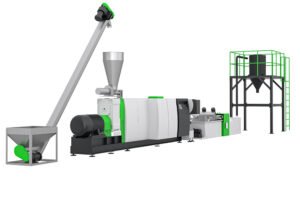 Single screw extruder recycling Pelletizing System