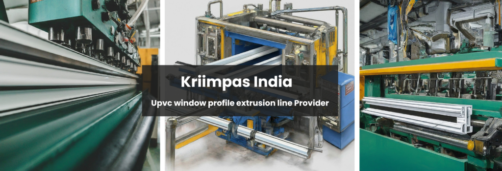 Upvc window profile extrusion line provider