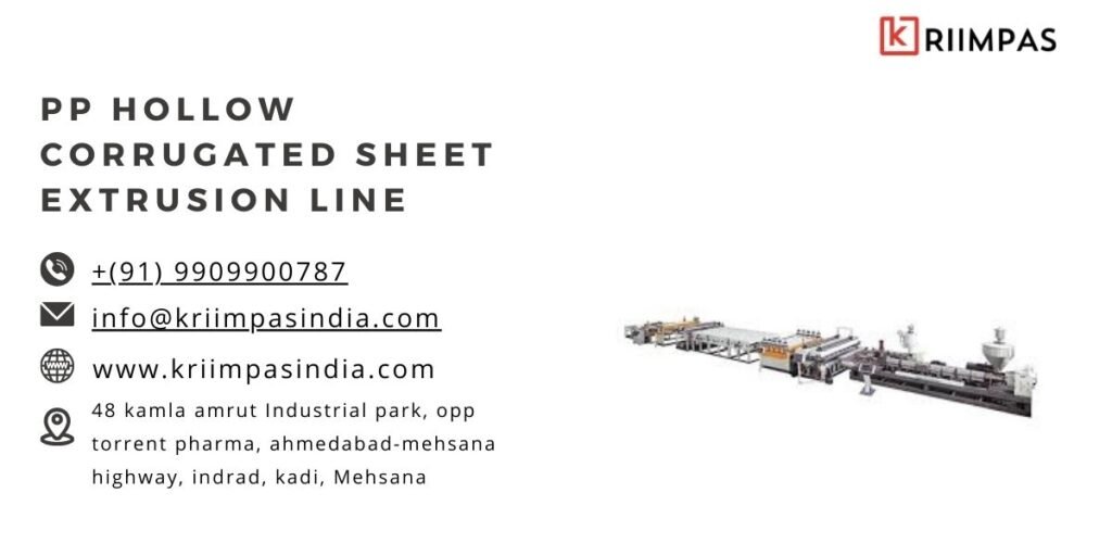 PP Hollow Corrugated Sheet Extrusion Line Provider