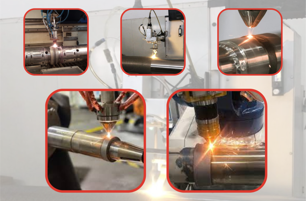 Laser cladding and laser hardening solutions for repairing of metal parts.