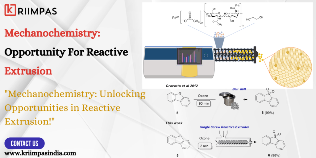 Mechanochemistry: Opportunity For Reactive Extrusion