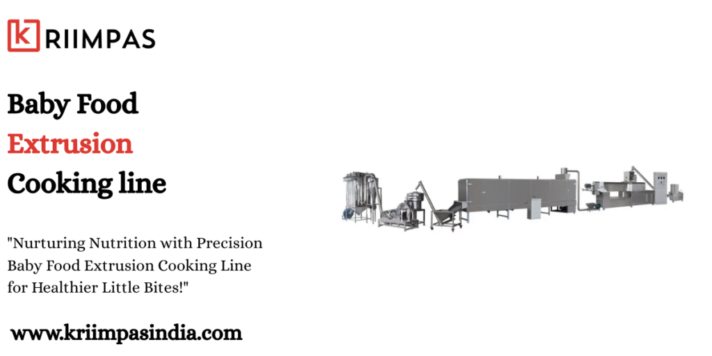 Baby Food Extrusion Cooking line