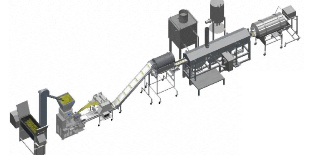Doritos Tortilla Chips Extrusion Cooking line