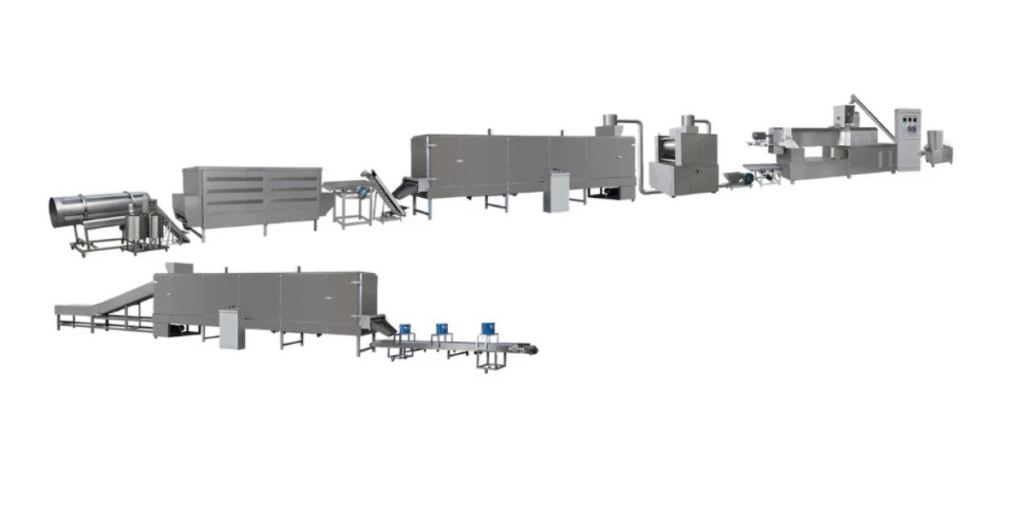 Corn Flakes Cereal Extrusion Cooking line