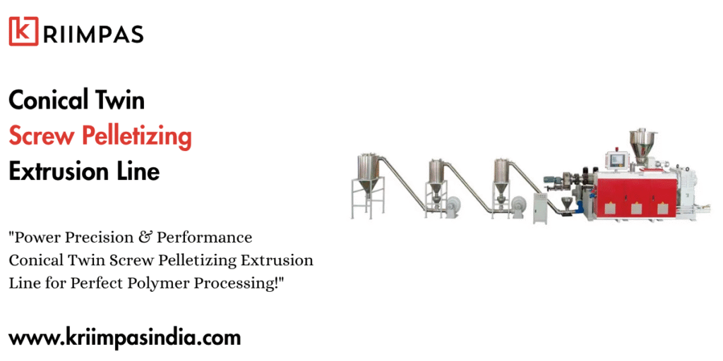 Conical Twin Screw Pelletizing Extrusion Line