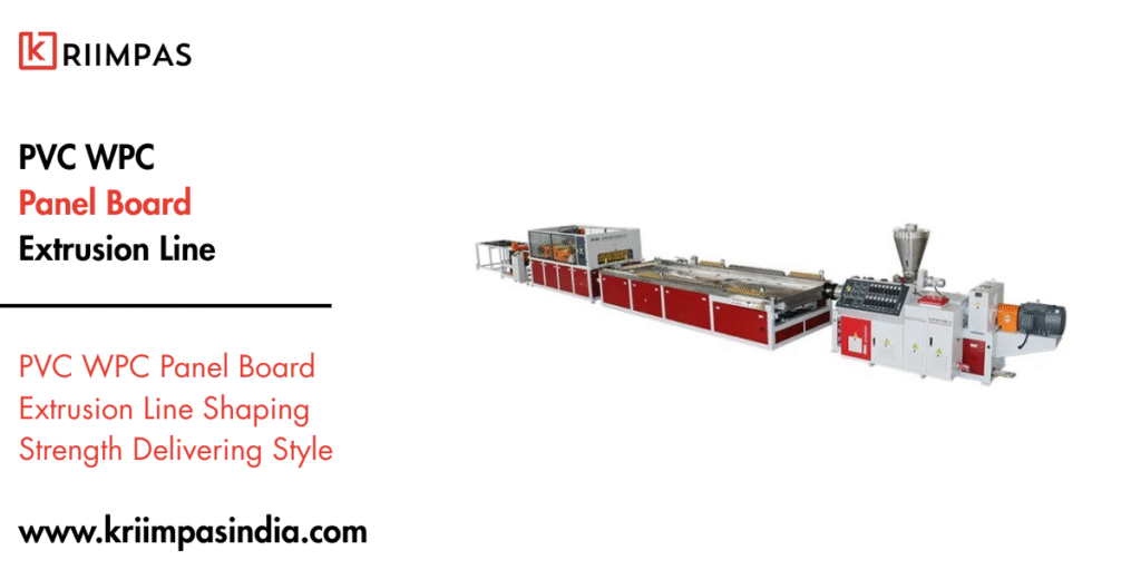 PVC WPC Panel Board Extrusion Line