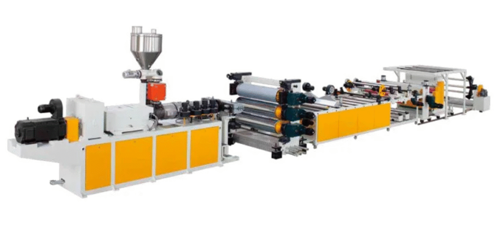 PVC Transparent Soft And Rigid Sheet Extrusion Line